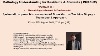 Pursue 14 I LiveSystematic approach to evaluation of Bone Marrow Trephine  Technique amp [upl. by Girard]