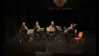 Royal Brass Quintet 019 in Motril  ARR HOWARTH quotThe Cuckooquot from Four Swiss Tunes [upl. by Kuhn]