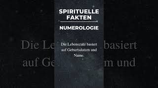 Spirituelle Fakten Numerologie [upl. by Stevy]