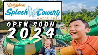 WATCH THIS ALL Water Slides of Dollywood’s Splash Country 2024 [upl. by Adeline]