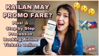 AIRLINE PROMO FARE TIPS  STEP BY STEP PROCESS IN BOOKING AIRLINE TICKETS ONLINE TAGALOG [upl. by Juakn]