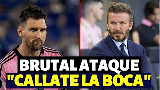 💥Lionel Messi ATACA A BECKHAM TRAS RECIBIR INSULTOS DE ÉL ¿CÓMO REACCIONÓ BECKHAM🔥 [upl. by Ileray]