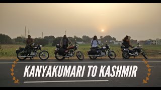 Kanyakumari to Kashmir  GoPro  Road Trip Bike Ride on Royal Enfield [upl. by Krista]