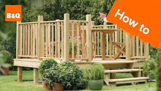 How to build a raised deck [upl. by Ttenaej]