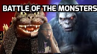 Godzilla vs King Kong Epic Rap Battles of History REACTION [upl. by Otreblide]