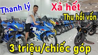 THANH LÝ MOTOR GIÁ RẺ GSX150R CBR150 R15V2 R15V3 R15V4 THU HỒI VỐN GẤP 3 TRIỆU XE MÁY GIÁ RẺ [upl. by Trevar237]