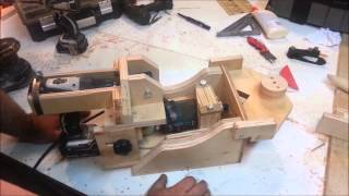 Homemade horizontal mortise machine  portable [upl. by Aarika740]