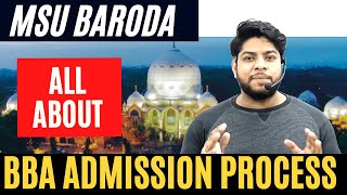 MSU BBAAdmission process Eligibility Entrance exam syllabus The Maharaja Sayajirao University [upl. by Dyke335]