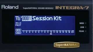 INTEGRA7 SuperNATURAL Sound Module Overview  Roland Connect Sept 2012 [upl. by Frye]