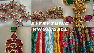 Jewellery making material in wholesale prices Courier available even for single piece [upl. by Aihsinyt882]