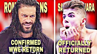 WWE ROMAN REIGNS RETURN  SAMMY GUEVARA RETURN  MVP LEAVE  THE ROCKWRESTLING NEWS [upl. by Loria]