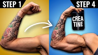 The BEST Way To Use Creatine For Muscle Growth 4 STEPS [upl. by Ylrehs]