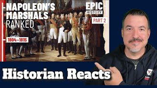 Napoleons Marshals Part 2  Epic History Reaction [upl. by Nhar]