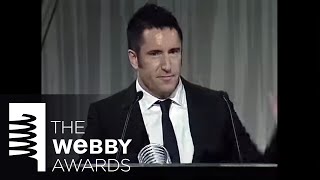 Trent Reznors 5Word Speech at The 13th Annual Webby Awards [upl. by Leiria604]