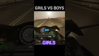 GIRLS VS BOYS 😈 KAWASAKI NINJA H2R shorts [upl. by Niemad]