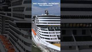 MSC Meraviglia  04282024 New YorkBermuda [upl. by Wivina138]