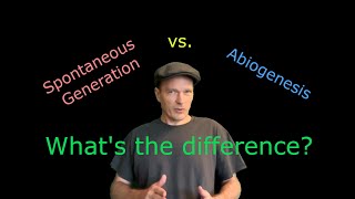 Spontaneous Generation vs Abiogenesis Whats the difference [upl. by Ragan]