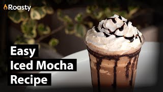 How To Make An Iced Mocha Easy Iced Mocha Recipe [upl. by Anni]