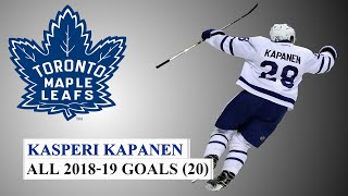 Kasperi Kapanen 24 All 20 Goals of the 201819 NHL Season [upl. by Eliga]