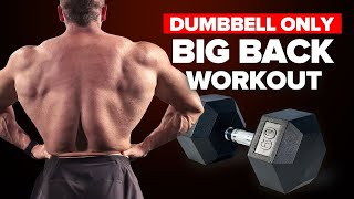 Build a HUGE Back Biceps Shoulders With Scientific Dumbbell Workout [upl. by Nnylsor]