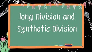 Polynomial Long Division vs Synthetic Division Which Method to UseKhan Academy [upl. by Isaacson]