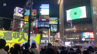 Shibuya Scramble Crossing‼️World’s busiestfamous crossing 🇯🇵 [upl. by Austina]