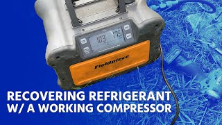 Recovering Refrigerant w a Working Compressor [upl. by Bard]