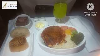 Gulf Air  Business Class Economy Class  InFlight Meals  Airbus A32Oneo GF45 Bahrain to Istanbul [upl. by Eisdnyl]