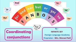 Coordinating ConjunctionsFANBOYSConjunctions Made EasyBasic ConjunctionEssential Connectors [upl. by Hortensia]