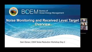 Offshore Wind Noise Reduction Workshop  Session 2 Noise Abatement amp Monitoring [upl. by Graf]