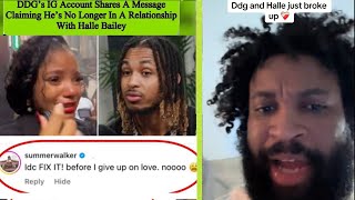 DDG and Halle Bailey BREAKUP And He talkTrash About Her  Chris Sails Clown DDG amp Influencers React [upl. by Bastian887]