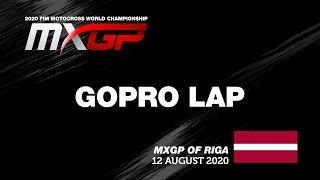 GoPro Lap with ARMINAS JASIKONIS  MXGP of Riga 2020 [upl. by Gisele]