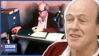 1982 ROALD DAHLs writing shed  Pebble Mill  Classic Celebrity Interview  BBC Archive [upl. by Naicul]