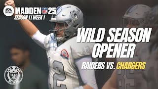 Season Opener Who Should Start at QB  Minshew or OConell  Madden 25 Las Vegas Raiders S1W1 [upl. by Assenna]