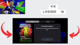 How to Fix Logged in Error in eFootball 2025 Mobile [upl. by Icak]