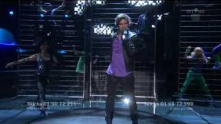 Eric Saade  Manboy Live Melodifestivalen 2010 [upl. by Harmaning]