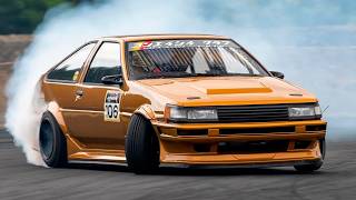 Toyota AE86 Drifting Drift Legend Corolla Levin amp Sprinter Trueno [upl. by Coughlin204]