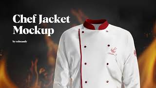 Chef Jacket Mockup Presentation [upl. by Ayotal]