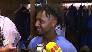 Ozzie Albies delivers walkoff win against Dodgers [upl. by Aillij]