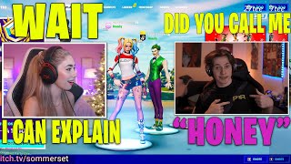 Sommerset Called Saevid HONEY And Cant Stop Laughing While Playing With Him Fortnite Chapter 3 [upl. by Tremayne]