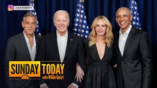 Biden campaign raises 28M at Hollywood fundraiser [upl. by Mellicent873]