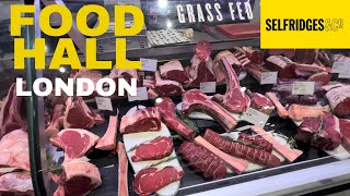 Selfridges London Luxury Food Hall 2023 Summer Menu Walk in 4K RAW Video  Shop With Me Try on Vlog [upl. by Llerrit]