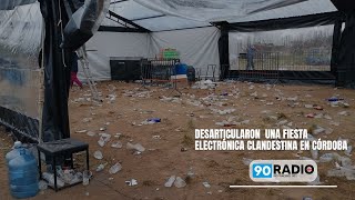 DESARTICULARON UNA FIESTA ELECTRÓNICA CLANDESTINA EN CÓRDOBA [upl. by Britte]