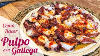 PULPO A LA GALLEGA o PULPO A FEIRA 🐙 Receta tradicional [upl. by Nnaeitak]