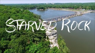 Starved Rock State Park by DJI [upl. by Eibrad]