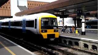 Southeastern Trains at London Bridge 2812012 HD [upl. by Zehe336]