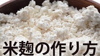 米麹の作り方自宅で簡単レシピ 【改定版】How to make rice koji  Homemade Rice Koji RecipeRevised version [upl. by Lithea]