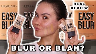 10 HOUR WEAR TEST 😵 HUDA BEAUTY EASY BLUR FOUNDATION  Maryam Maquillage [upl. by Amoritta]