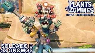 SOLDADO e os GNOMOS do BOSQUE ESQUISITÃO Plants vs Zombies BATTLE for NEIGHBORVILLE [upl. by Adroj54]