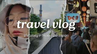 Travel vlog  Life in Hokkaido Day 9 to 11 Tanukikoji GU Norbesa Daiso Ramen Alley Konbini [upl. by Nemracledairam]